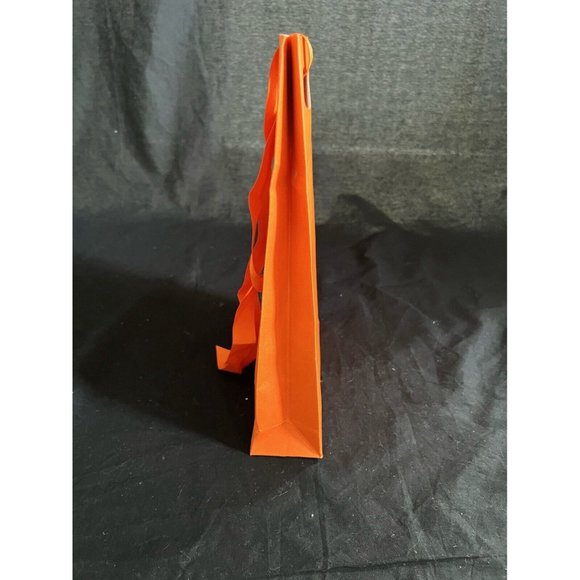 Hermes Paper Reusable Shopping Bag Gift Orange 12" x 8 " x 2.5" - Picture 2 of 9